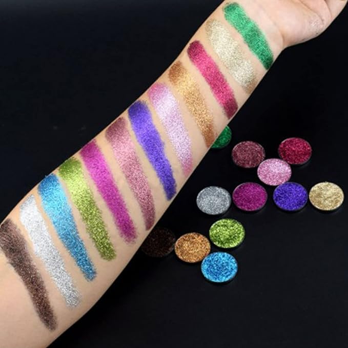 Pack of 30 Empty Round Metal Pans 26mm