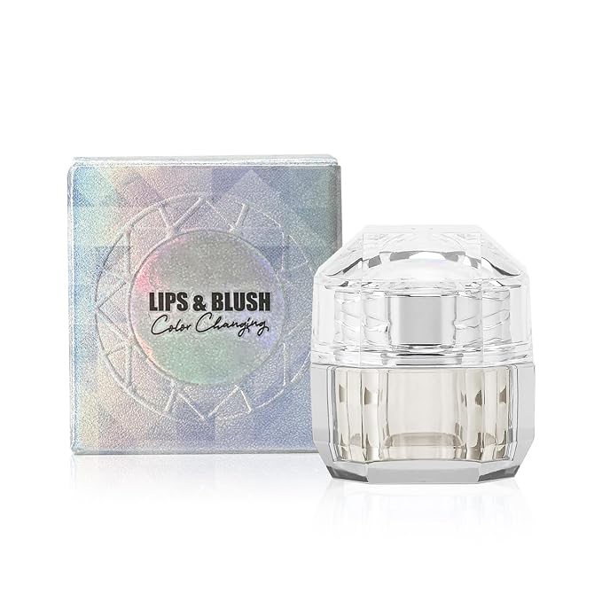 VANERIA Color Changing Blusher,Creme Blush Ph Temperature Change,Waterproof,Long with Brush(/0.14oz) 4g