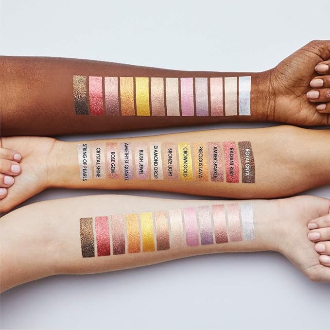 L'Oreal Paris Brilliant Eyes Shimmer Liquid Eye Shadow, Longwearing Lasting Shimmer, Crease Resistant, Flake-Proof, Precision Applicator, Quick Dry, Non-Greasy, Royal Onyx, 0.1 oz.