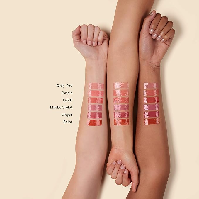 ILIA - Balmy Gloss Tinted Lip Oil | Non-Toxic, Cruelty-Free, Vegan, Hyaluronic Acid, Non-Sticky for Moisturizing + Plumping (Only You, 0.14 fl oz | 4.3 ml)