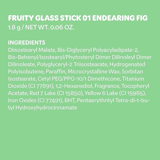 COLORGRAM Fruity Glass Stick 02 DARLING PAPAYA | Long-Lasting Juicy Lip Tint with Radiant, Glossy Finish | Melting Syrupy Texture for Vibrant, Hydrated Lips | Non-Sticky Shine