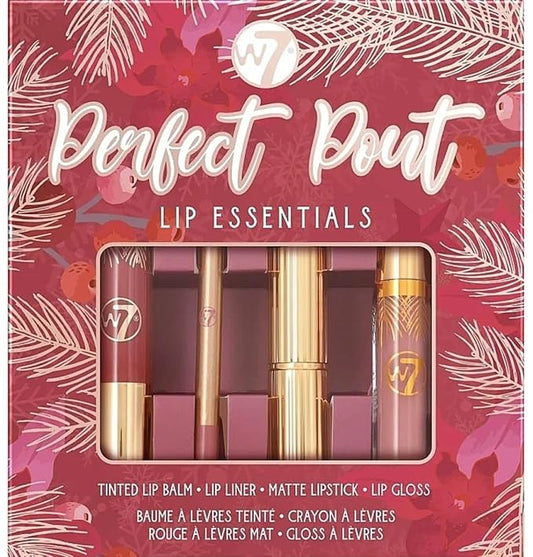 W7 Perfect Pout Lip Essentials, 0.25 Fl Oz Oz