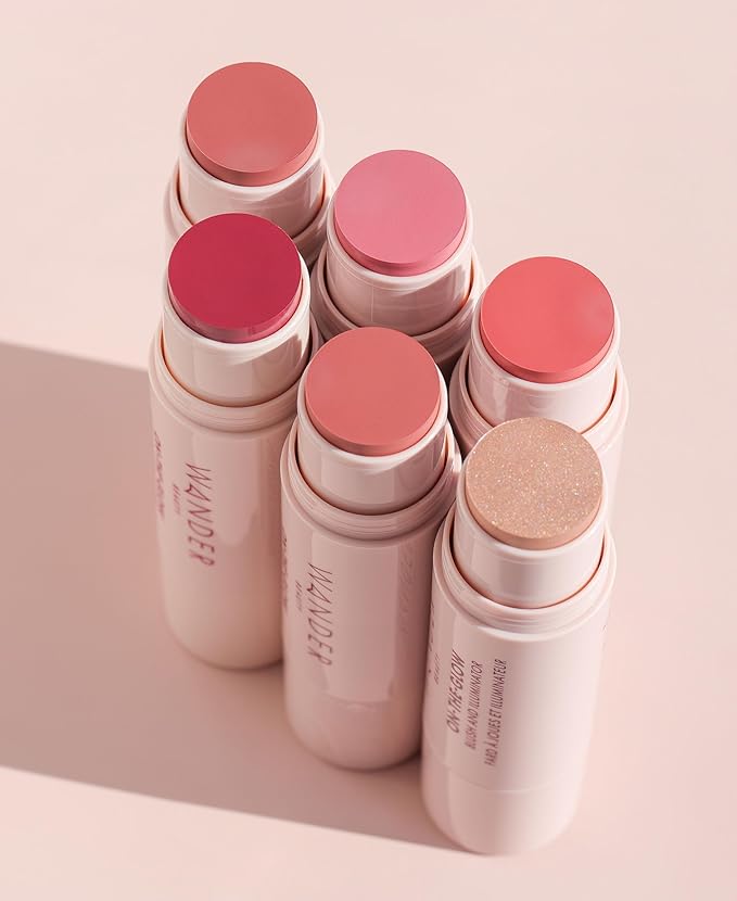 Wander Beauty On-the-Glow Blush and Illuminator - Bare/Nude - 0. 4 oz