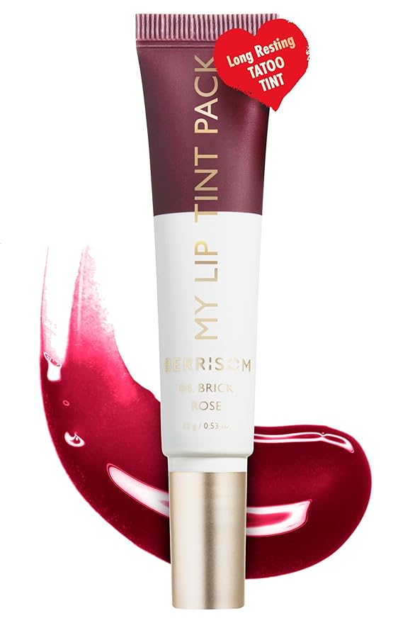 Lip My Tint Pack - Long Lasting Lip Stain Marker, Waterproof Lipstick (04. Brick Rose, 0.50 Fl Oz)