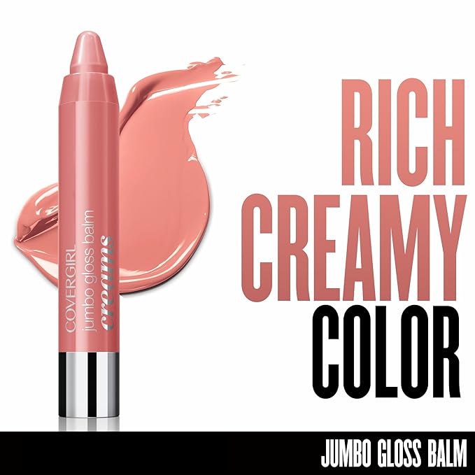 COVERGIRL Colorlicious Jumbo Gloss Balm Creams Caramel Cream 280, .11 oz