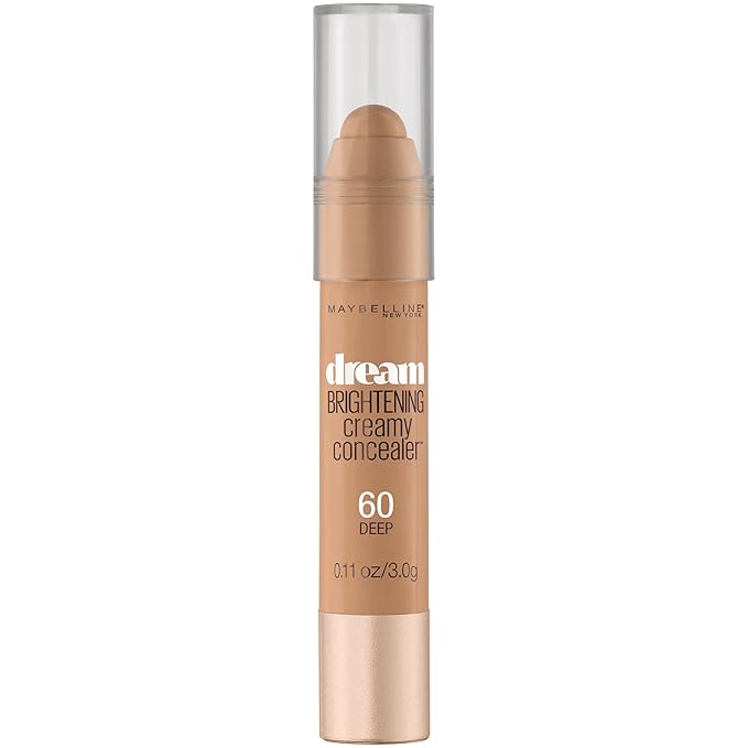 Maybelline New York Dream Brightening Creamy Concealer, Deep, 0.11 oz