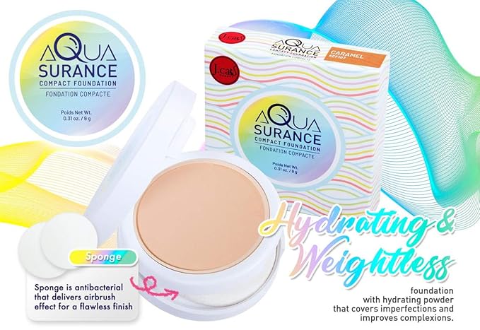 J.CAT BEAUTY Aquasurance Compact Foundation - Autumn Spice