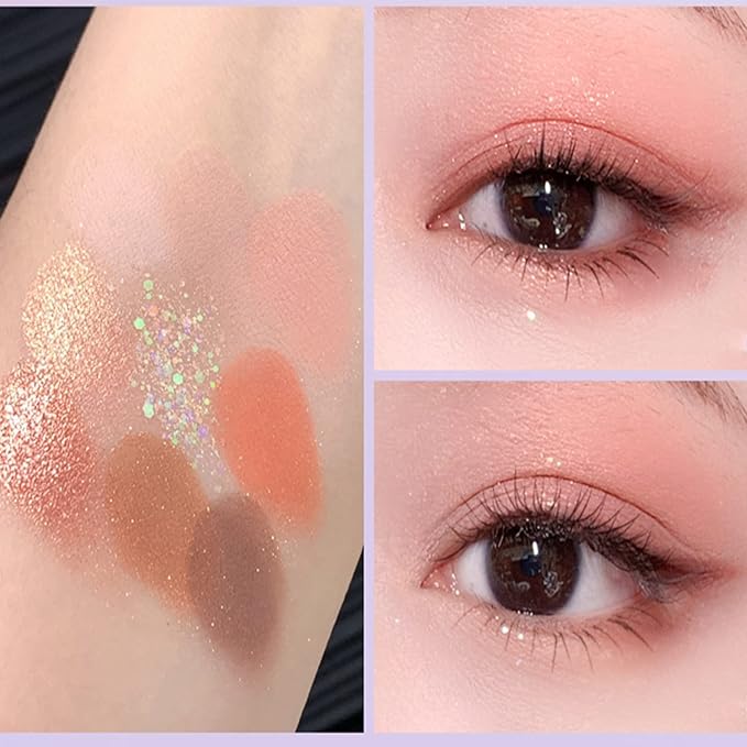 Violet Fairy 9 Color Eyeshadow Palette, Warm Neutrals