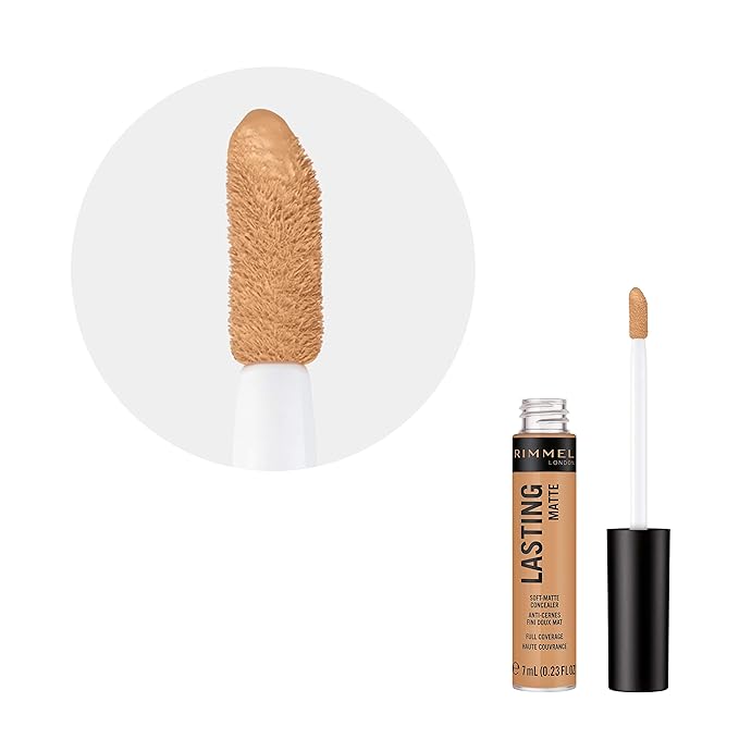 Rimmel Lasting Radiance Concealer and Eye Illuminator with Soft Beige, 7 ml