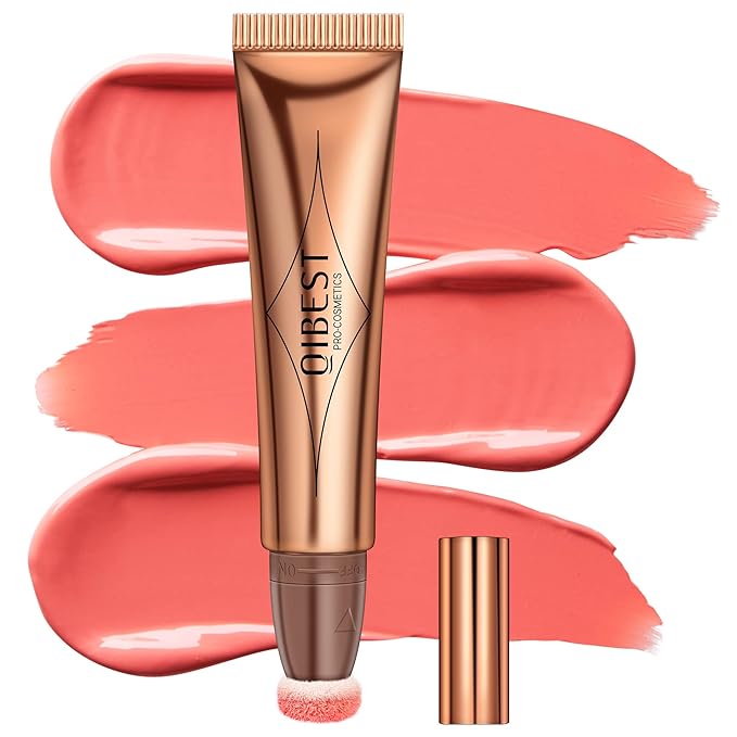 Mysense Liquid Blush Beauty Wand,Gel Cream Blush Stick -Peach Pink