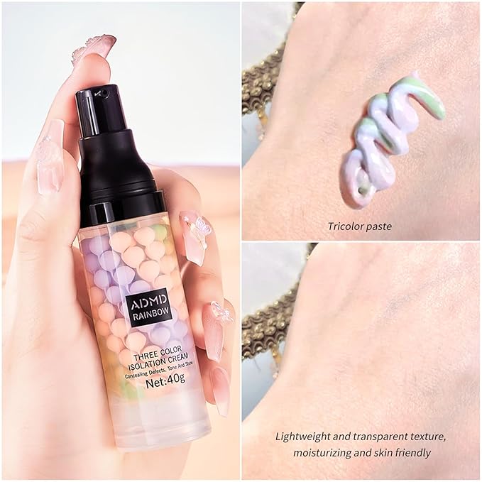 Face Primer for Makeup 3 Colors Isolation Cream