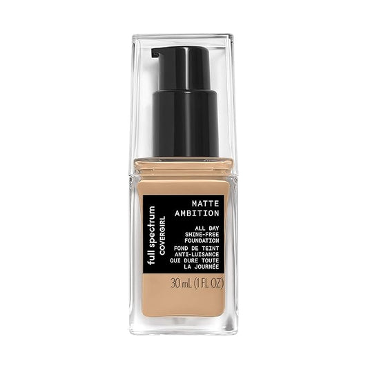 COVERGIRL Matte Ambition, All Day Foundation, Medium Cool 1.01 Ounce
