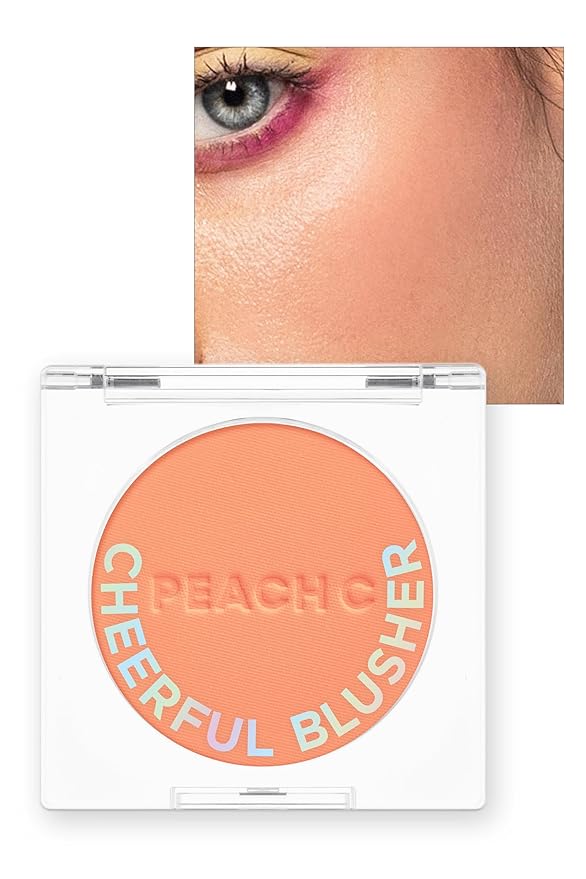 Cheerful Blusher | Real Orange Blush for Cheeks (04 Carrotful) 14 Oz