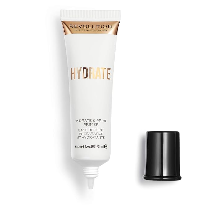 Makeup Revolution Hydrate Primer, Water-Based Primer with Vitamin Fl Oz