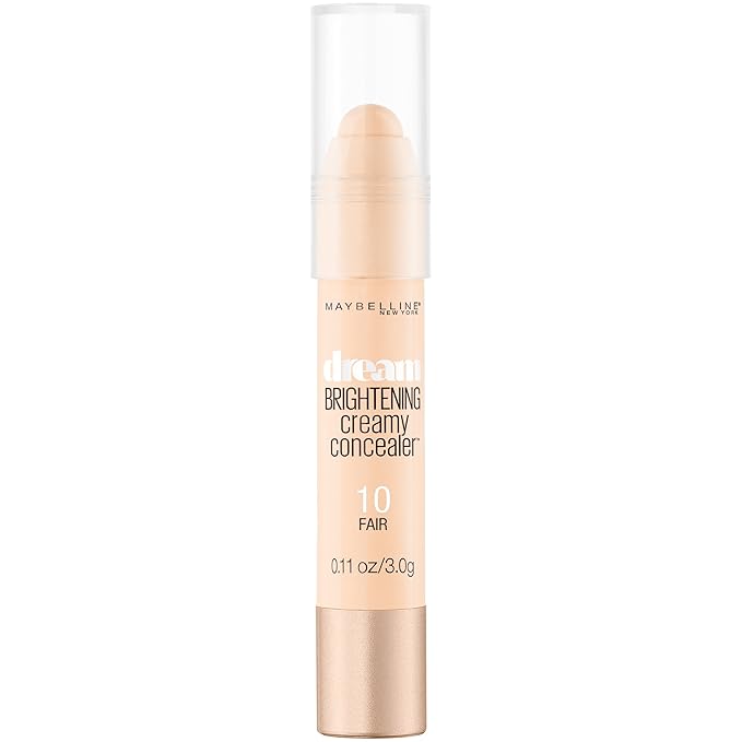 Maybelline New York Dream Brightening Creamy Concealer, Fair, 0.11 oz