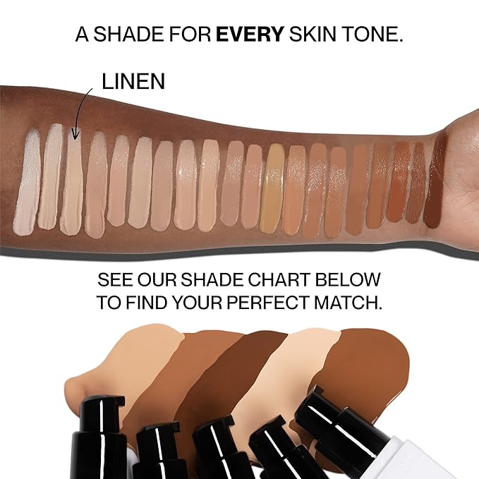 HIDE PREMIUM Liquid Foundation, Multi-Use Waterproof Foundation, Medium/Full 1 fl oz