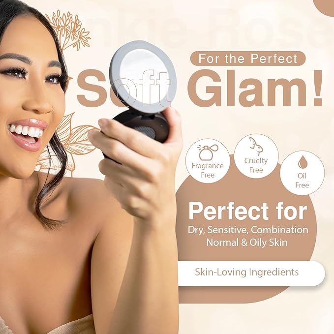 Frankie Rose Cosmetics Powder Foundation – Full Coverage Grams (Porcelain)