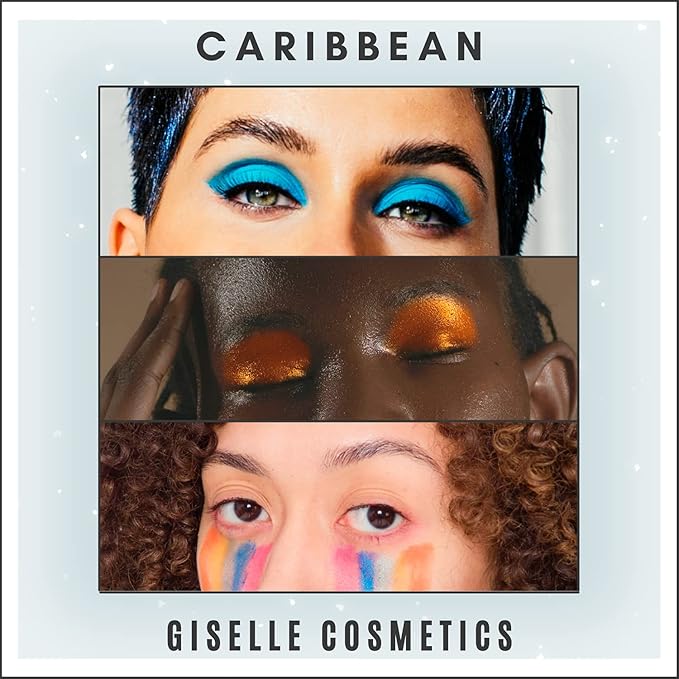 Loose Mineral Eyeshadow and Contouring Palette - Caribbean