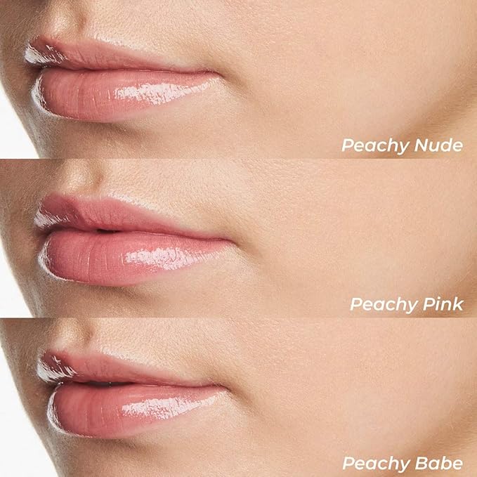 MCoBeauty Peachy Gloss Hydrating Lip Oil - Softens Gloss