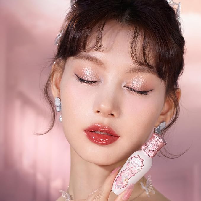 Flower Knows Midsummer Fairytales Lip Gloss-Glowy Moisturizing Coating Lip Lacquer-Hydrating Tinted Lip Oil for Girls&Women-Vegan & Cruelty Free-0.17Fl Oz(G03 Firefly)