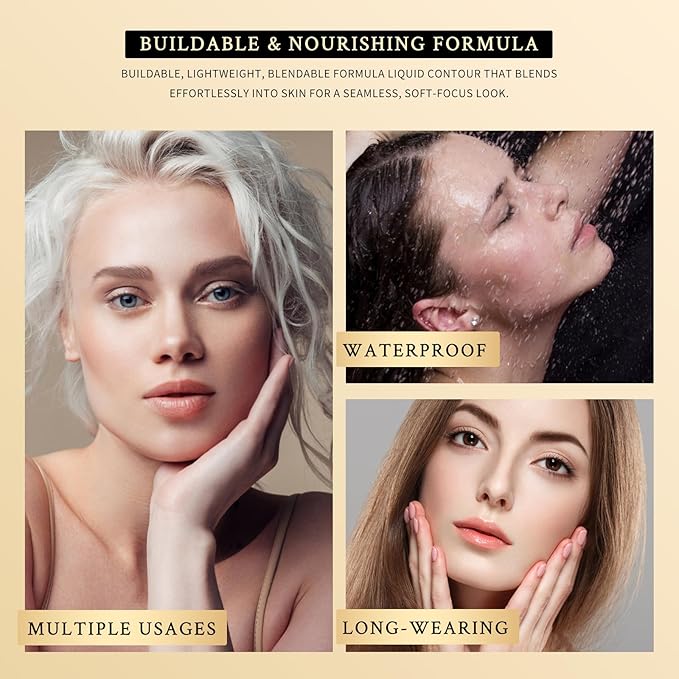 KIMUSE Soft Liquid Contour Stick, Glow Liquid Cream