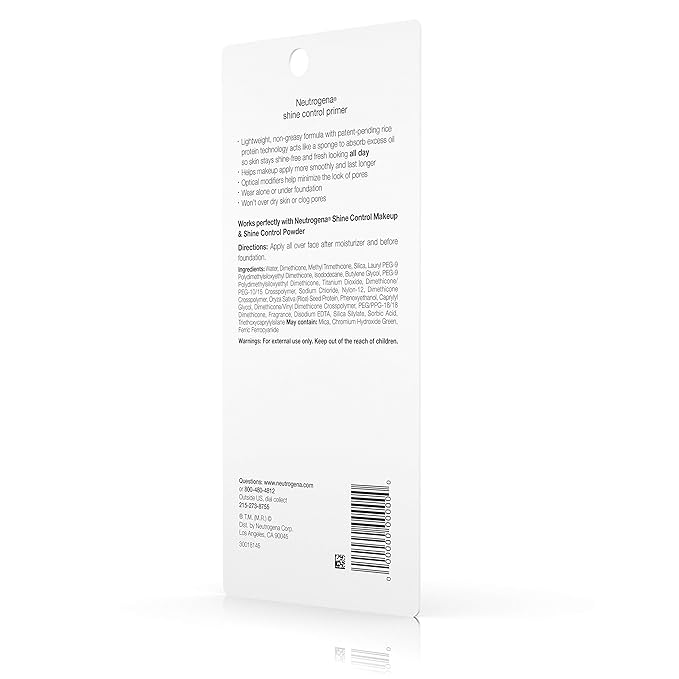 Neutrogena Shine Control Primer, 1 Ounce