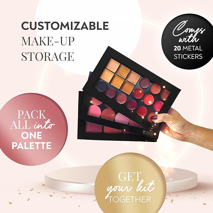 Large Magnetic Makeup Palette, Empty Magnetic Palette, Universal