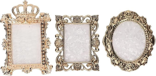 Nail Art Resin Palette,3pcs Vintage Nail Art Palette