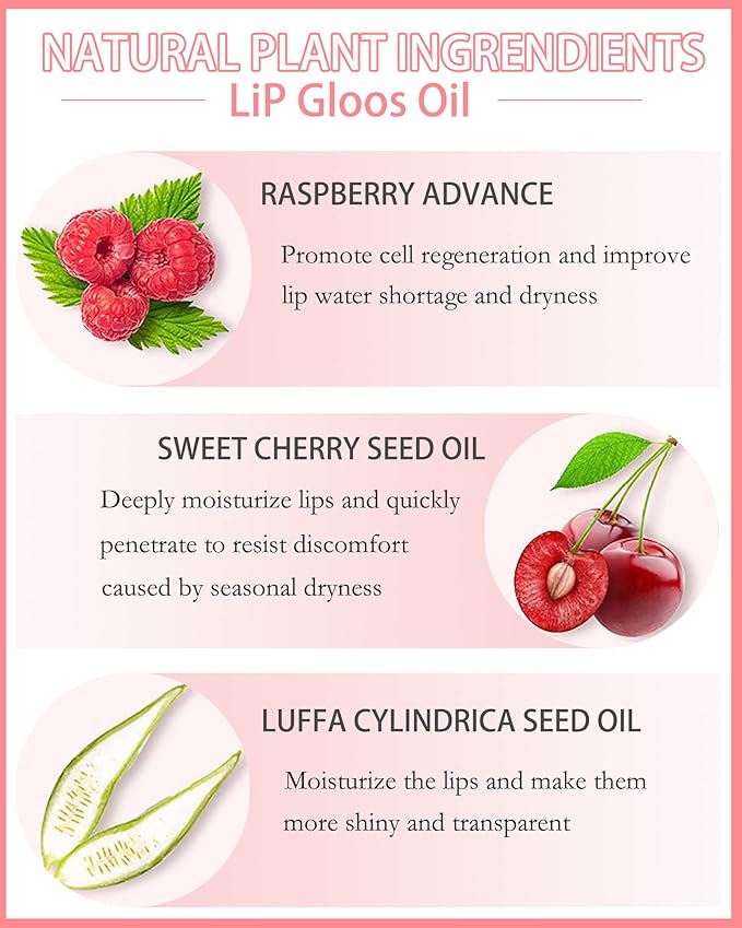 Plumping Lip Glow Oil, Hydrating Tinted