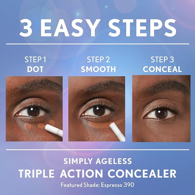COVERGIRL Simply Ageless Triple Action Concealer, Golden Tan, of 1