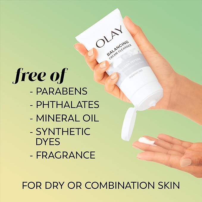 Olay Regenerist Collagen Peptide 24, Face Wash, Fragrance-Free, 150 mL