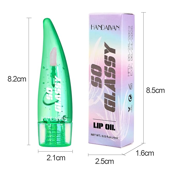 AKARY Hydrating Lip Glow Oil, Plumping & Glitter Hydrating