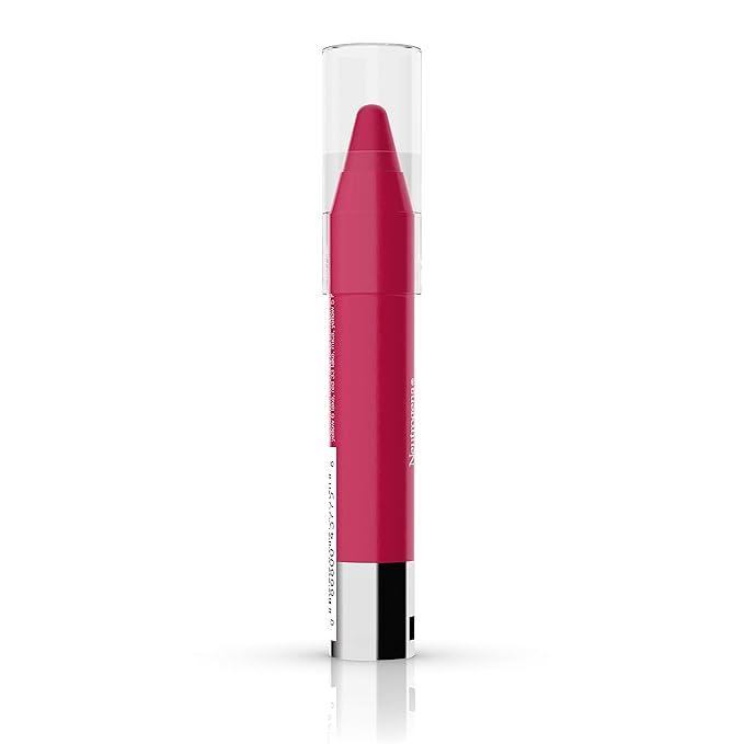 Neutrogena MoistureSmooth Color Stick for Lips, Moisturizing and Conditioning Lipstick with a Balm-Like Formula, Nourishing Shea Butter and Fruit Extracts, 150 Cherry Pink, .011 oz