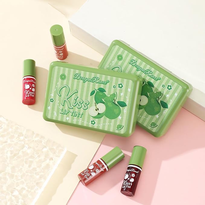 6 Colors Lip Tint Stain Set, Korean Lip