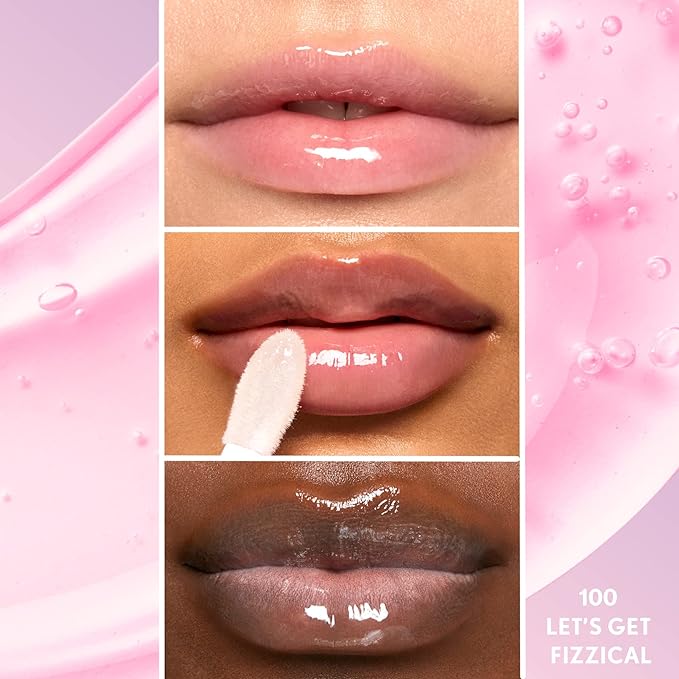 COVERGIRL Clean Fresh Yummy Lip Gloss, Sheer, Natural Scents, Vegan Formula - Letâ€™s Get Fizzical