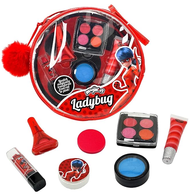 Miraculous Ladybug Kids Makeup Set - 10 Piece