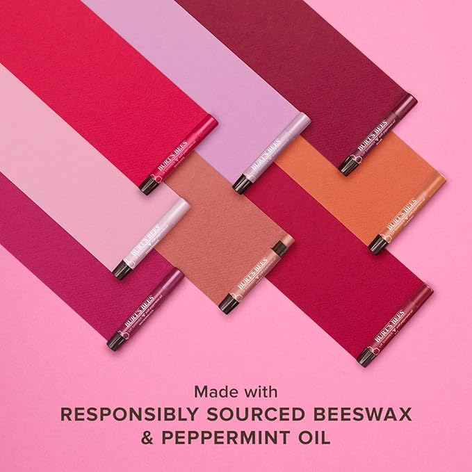 Burt's Bees 100% Natural Moisturizing Lip Shimmer, Cherry Moisturizing