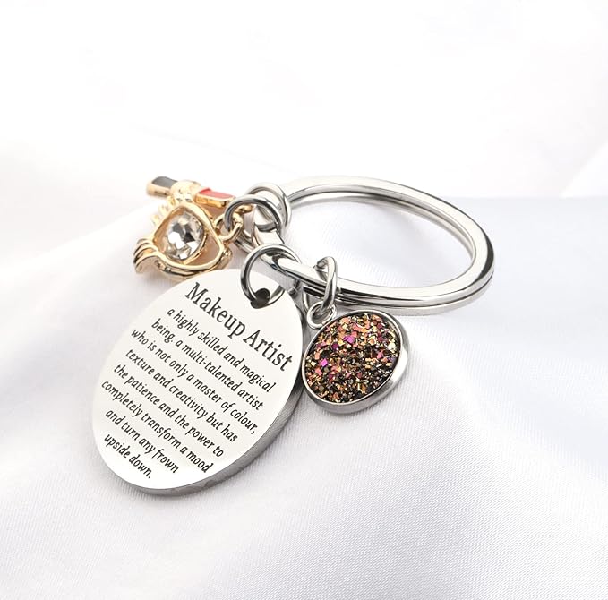 Makeup Artist Keychain Esthetician Gift Beauty