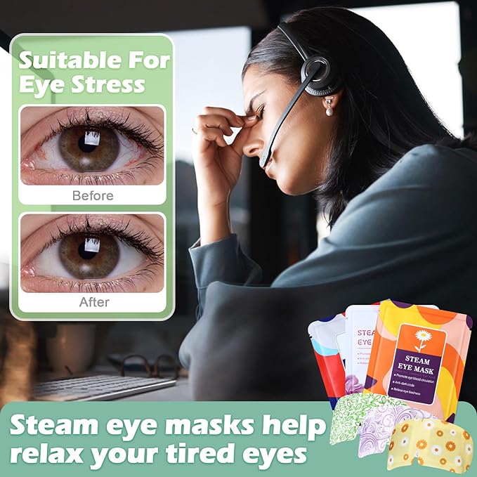 48 packs steam eye mask