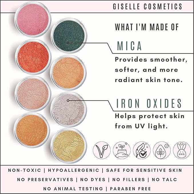 Summer Cupcake Mineral Eye Shadow Pallet, Organic Makeup