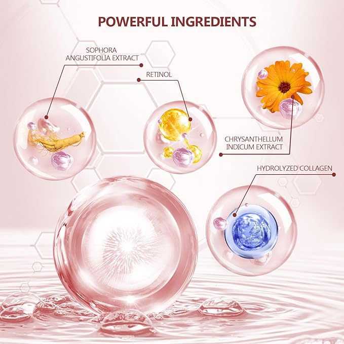 60 pcs pink under eye