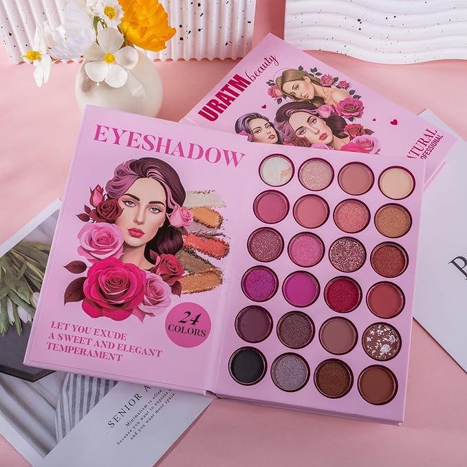 4-Layer Book-Style Foldable Makeup Palette Set | Portable