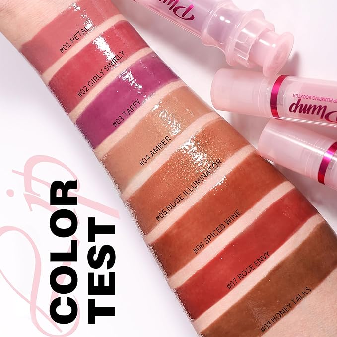 Lip Plumping Lip Gloss, High-Shine & Volumizing Lip Plumping Lip Glass Mirror Lip Glaze Lip Makeup, Long-lasting moisturizing Plump & Pout Lip Lip Gloss for Women (#03)