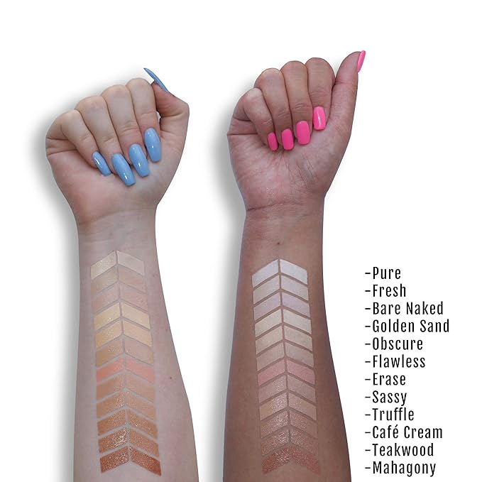 Organic Concealer, FULL Coverage Cover Up, 100% Natural, USA, Obscure