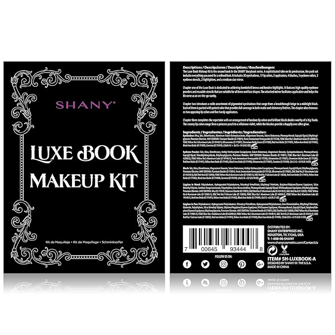 SHANY Luxe Book Makeup Set - All In