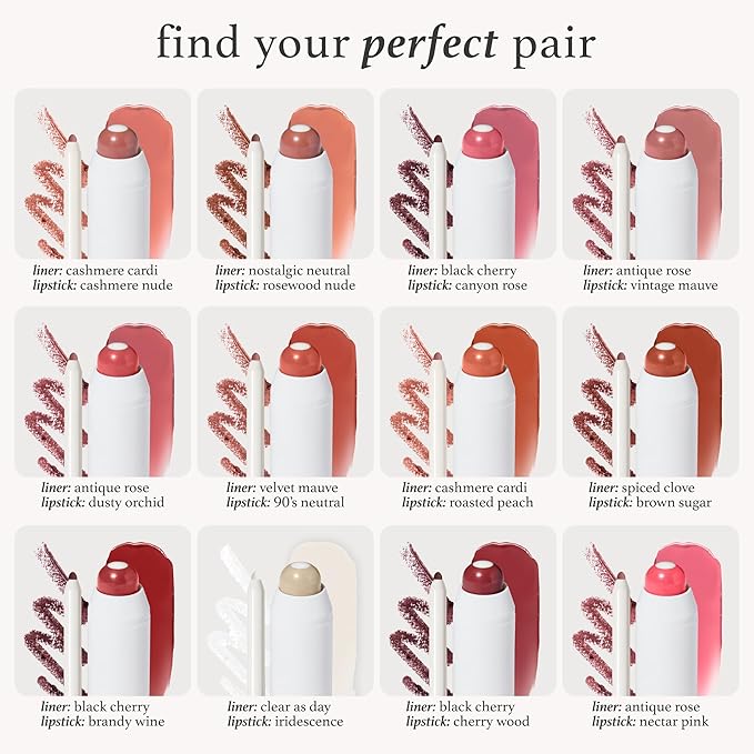 Julep With a Trace Retractable Creamy Long-Lasting Lip Liner, Spiced Clove