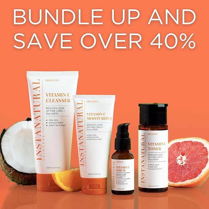 InstaNatural Skin Care Set, Vitamin C Aging