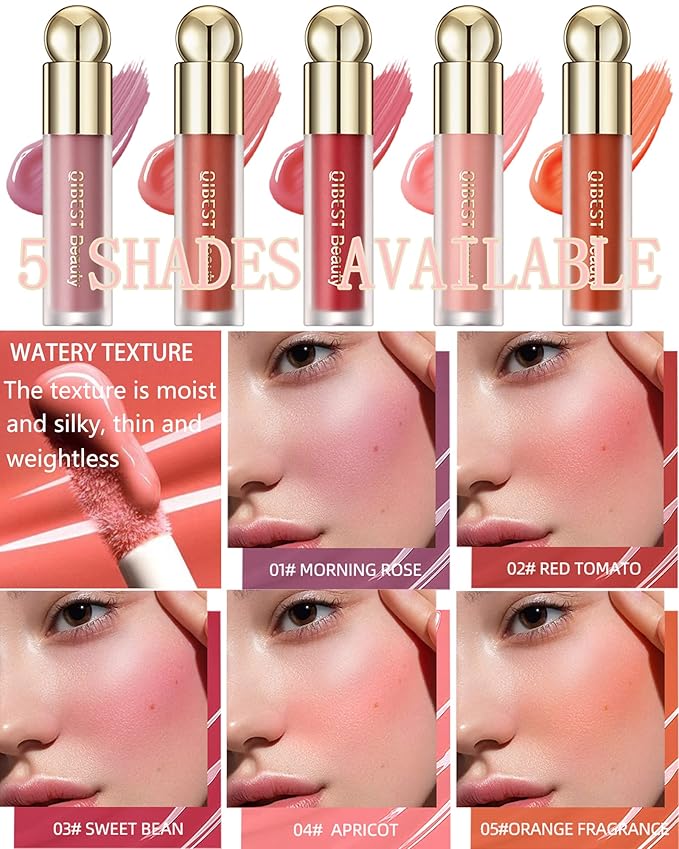 Liquid Blush Wand, Creme Matte Finish Looking, Dewy Women-# 04