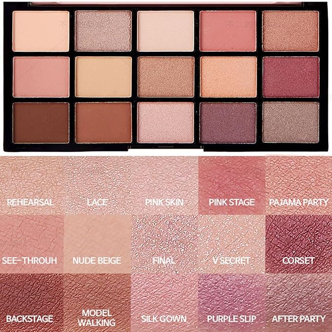 Eyeshadow Palette,Eye Shadow Pallet Makeup 15 Colors,Colorful Highly
