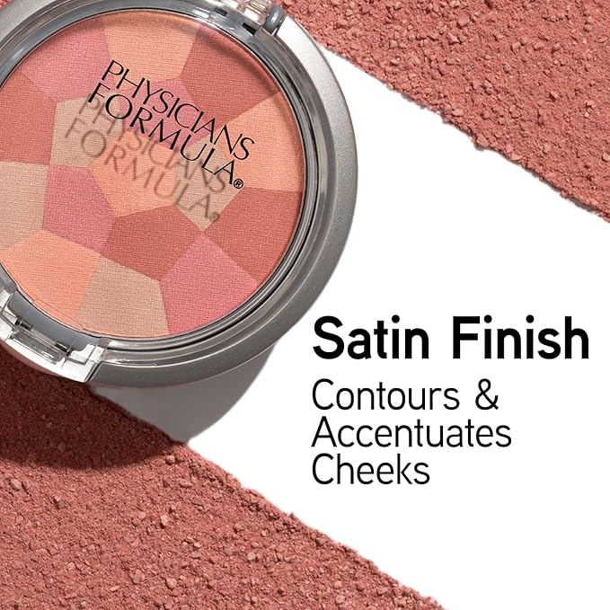 Physicians Formula Powder Palette Multi-Colored Blush Powder Blushing Berry, Dermatologist Tested